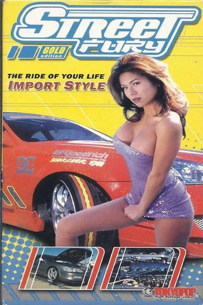 Street Fury: Gold poster background