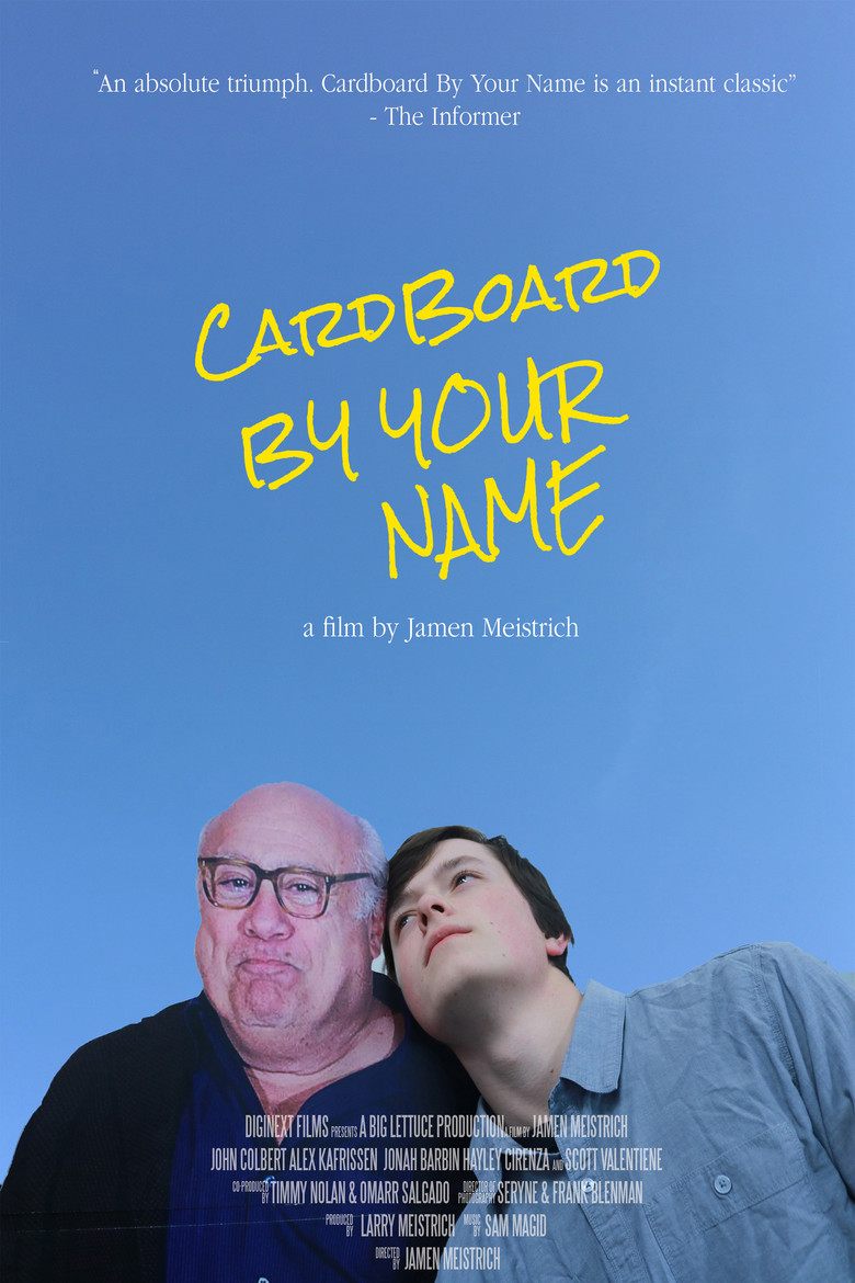 Cardboard By Your Name poster background