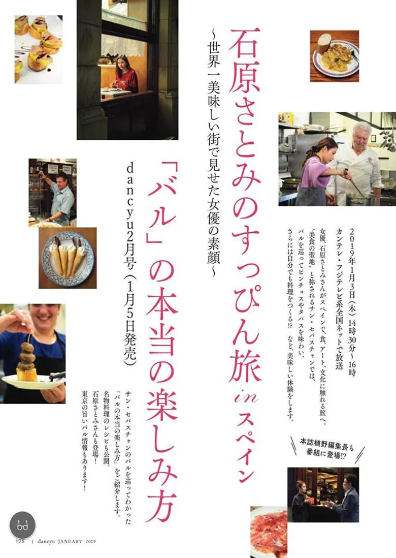 Satomi Ishihara's Delectable Discoveries San Sebastian, Spain poster background