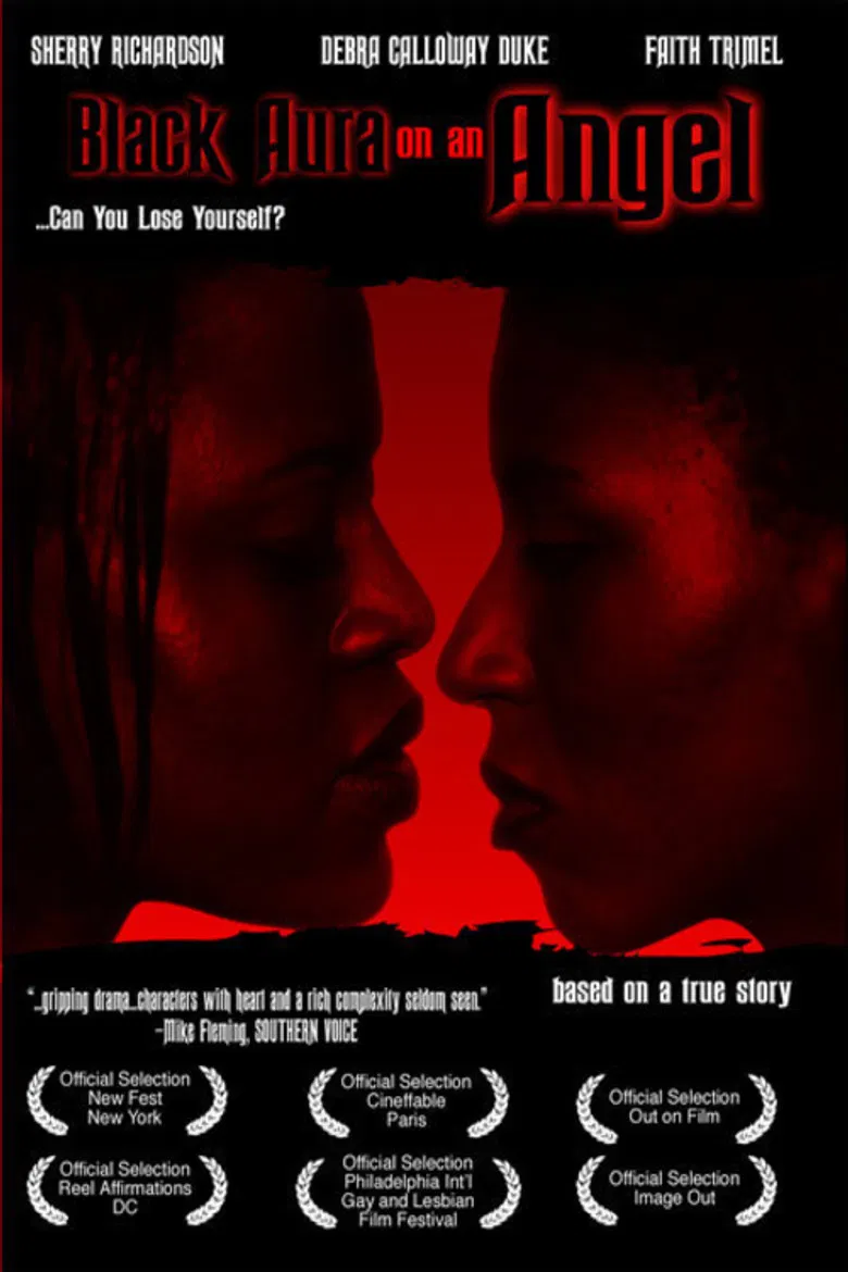 Black Aura on an Angel poster background