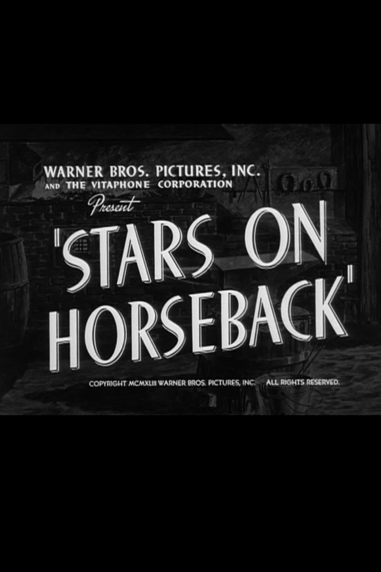 Stars on Horseback poster background
