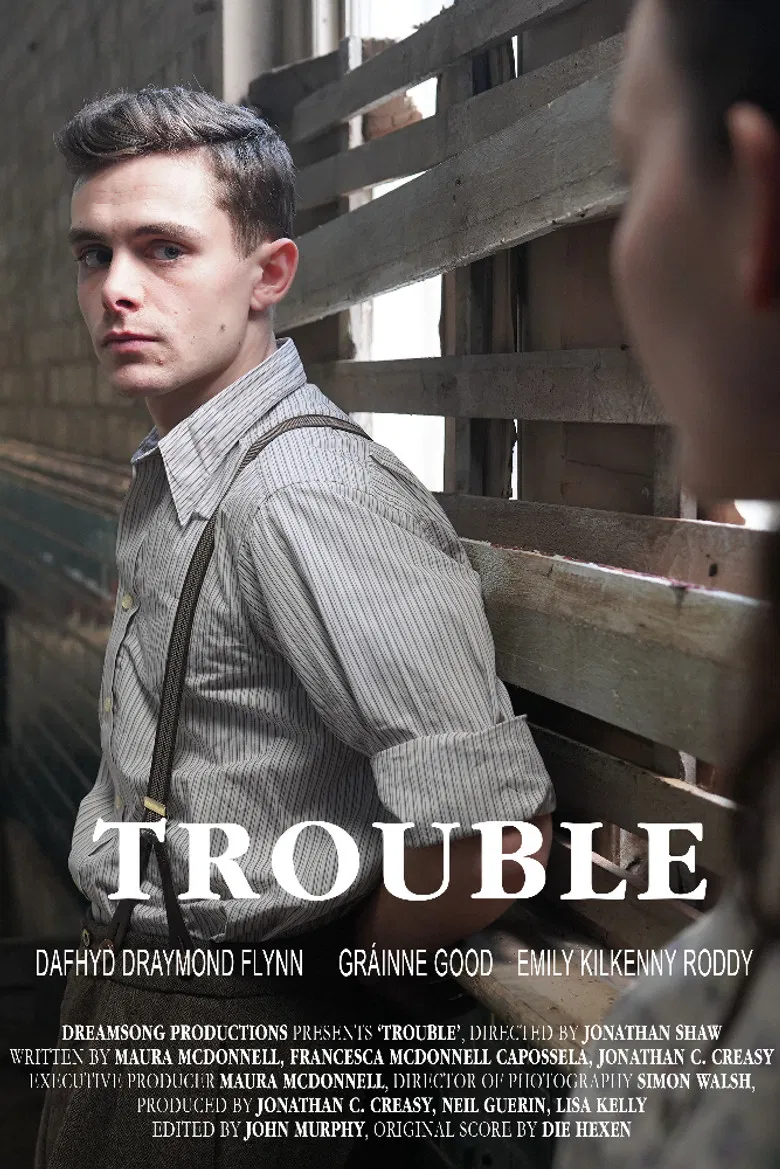 Trouble poster background