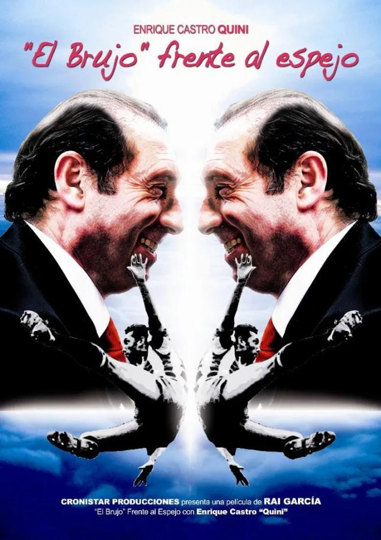 "El brujo" frente al espejo poster background