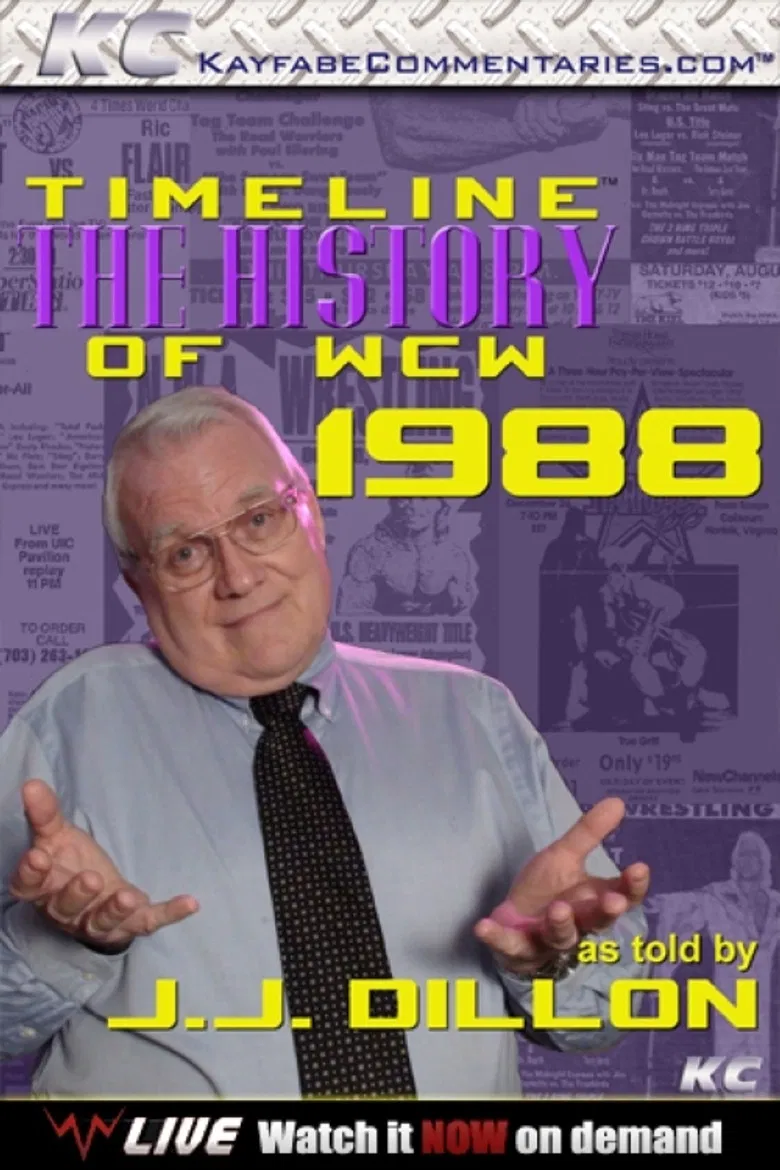 Timeline: The History of WCW – 1988 – As Told By JJ Dillon poster background