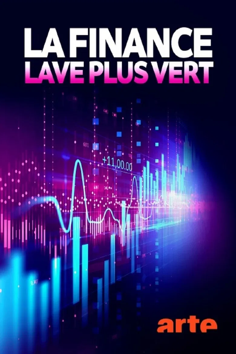La finance lave plus vert poster background