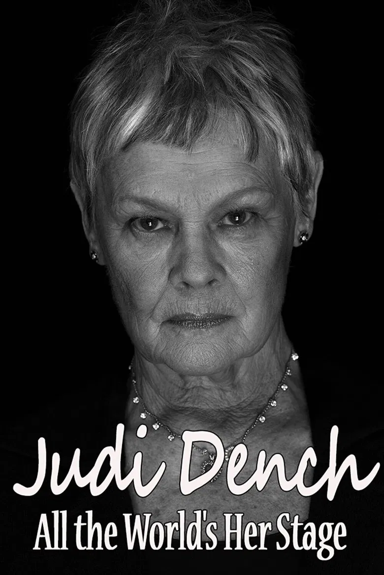 Judi Dench: All the World's Her Stage poster background