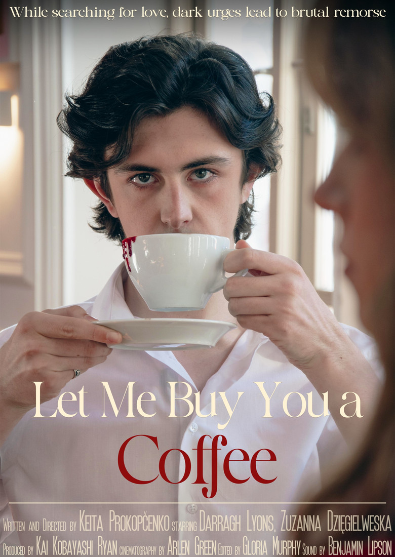 Let Me Buy You A Coffee poster background