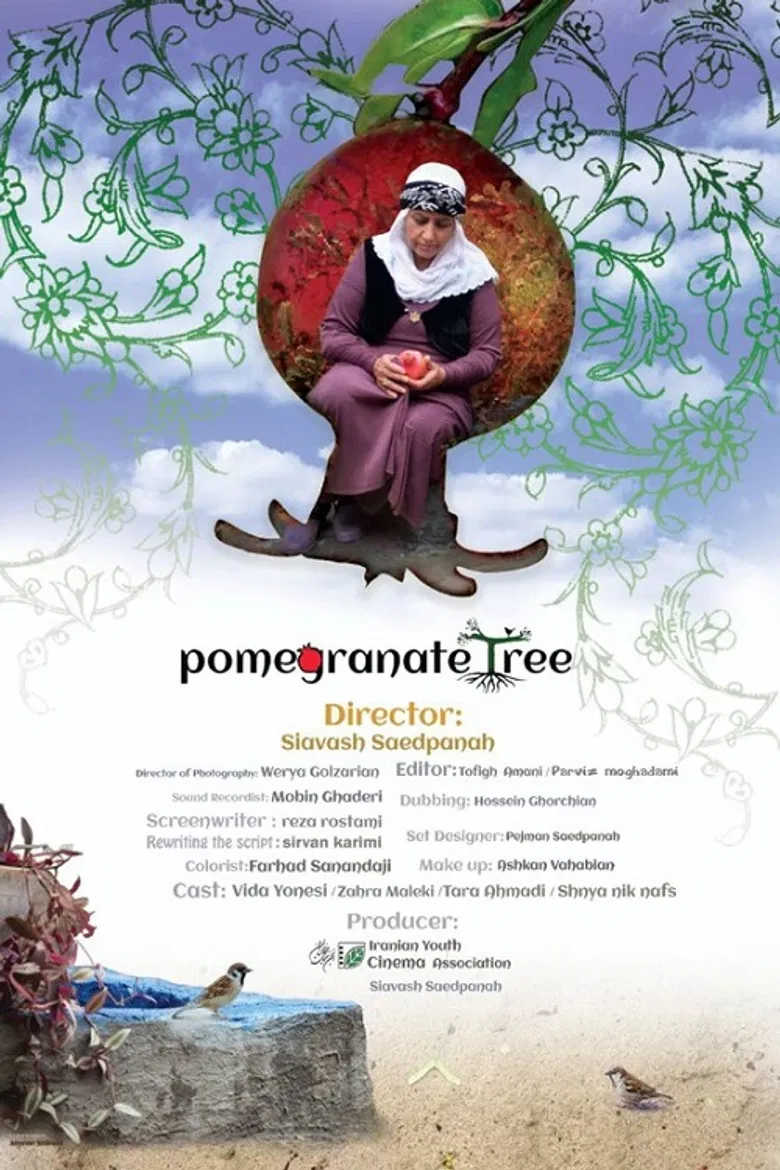 Pomegranate Tree poster background