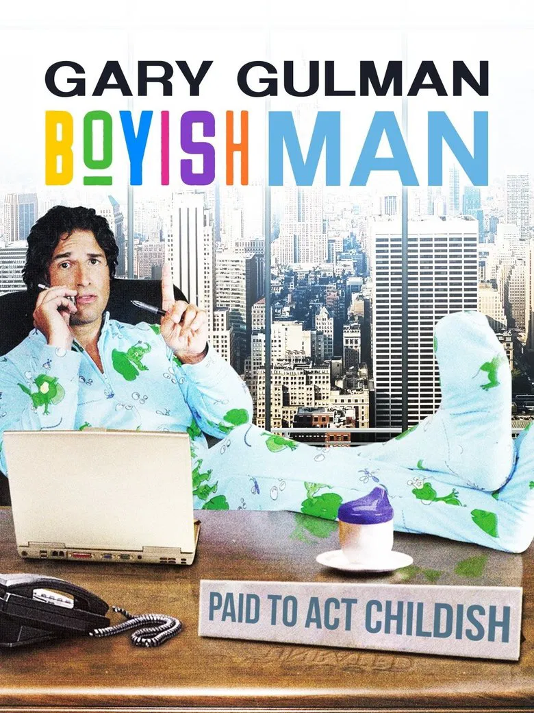 Gary Gulman: Boyish Man poster background