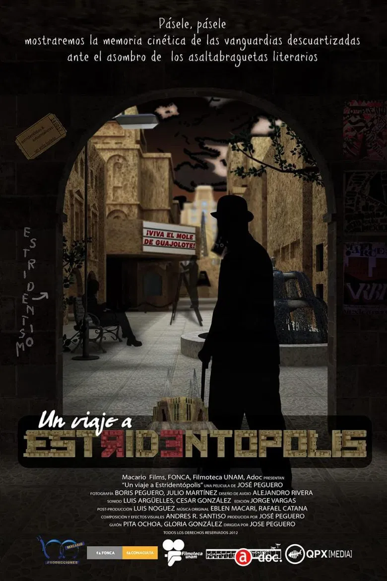 A Journey To Stridentopolis poster background