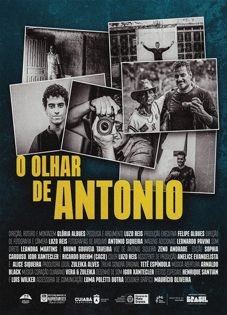 O Olhar de Antonio poster background