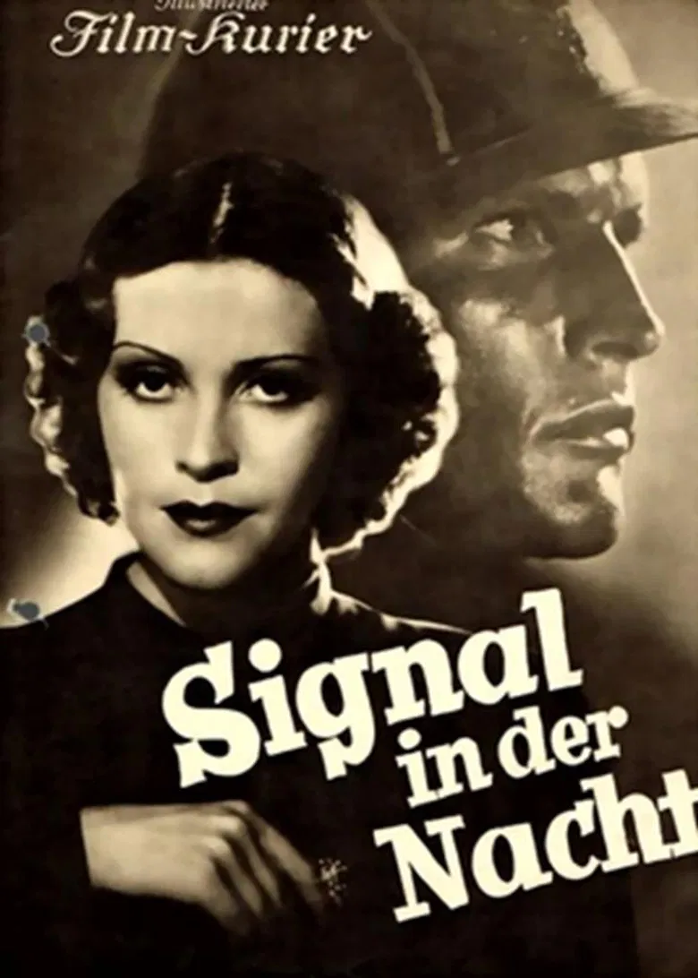 Signal in der Nacht poster background