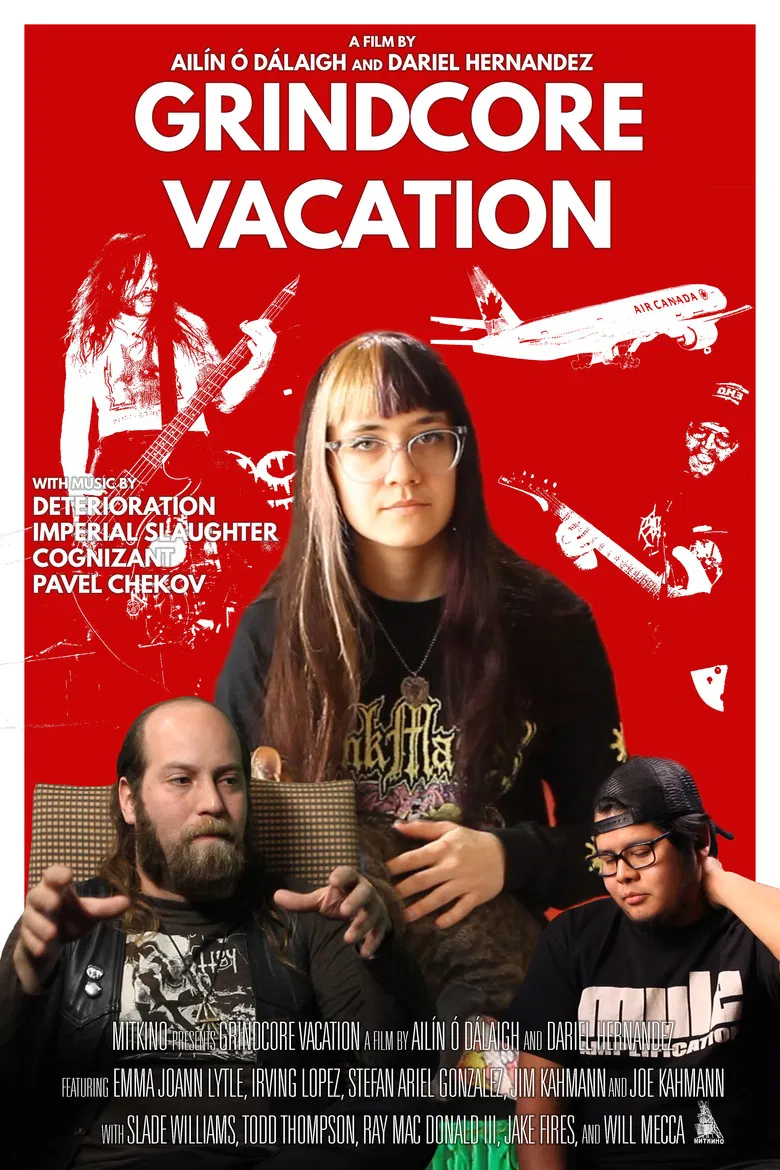 Grindcore Vacation poster background