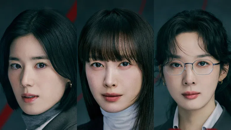 A solitary figure in a shadowy, reflective environment