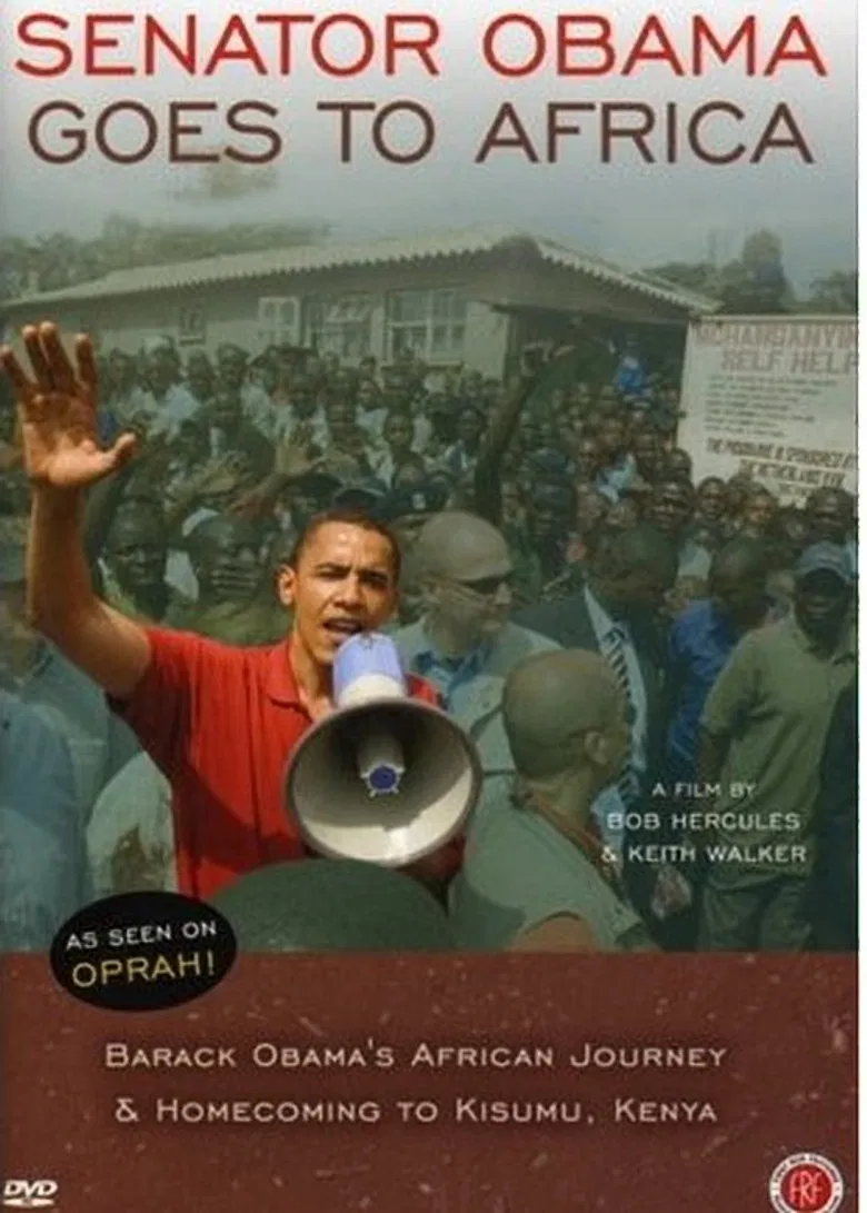 Senator Obama Goes to Africa poster background
