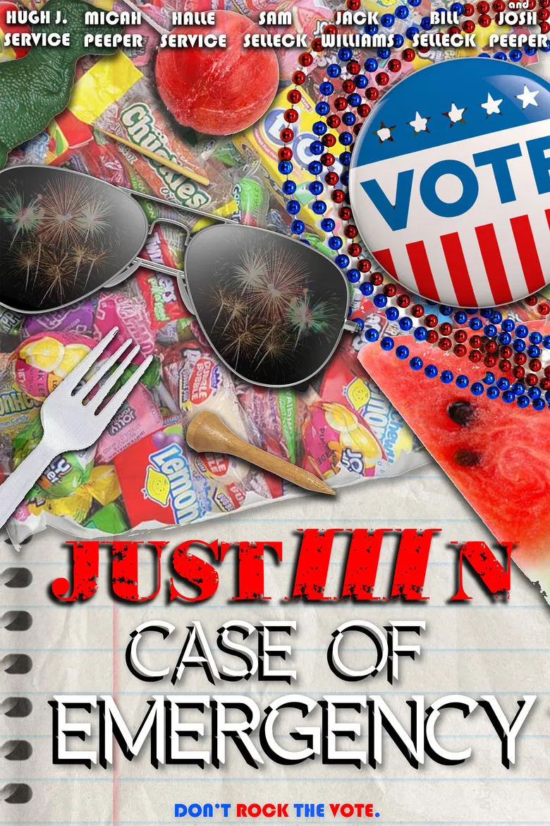JustIIIn: Case of Emergency poster background