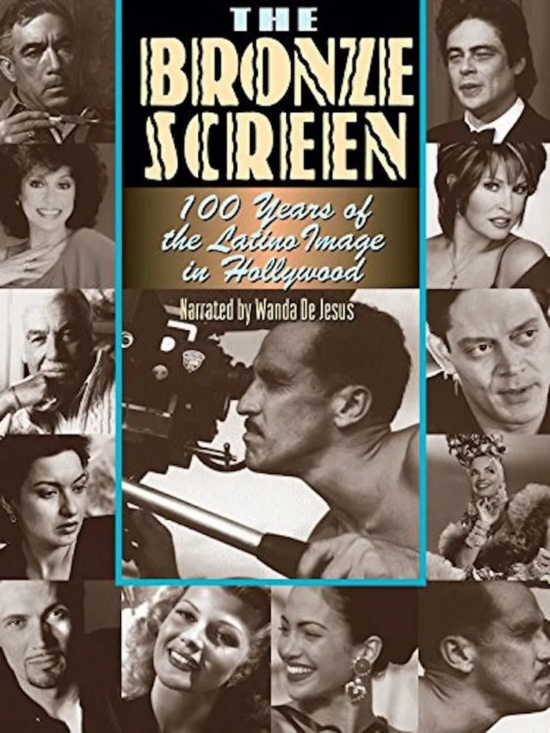 The Bronze Screen: 100 Years of the Latino Image in American Cinema poster background