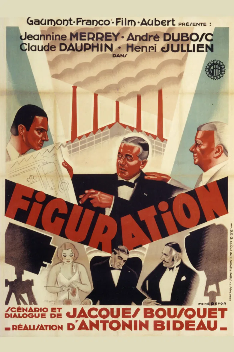 Figuration poster background