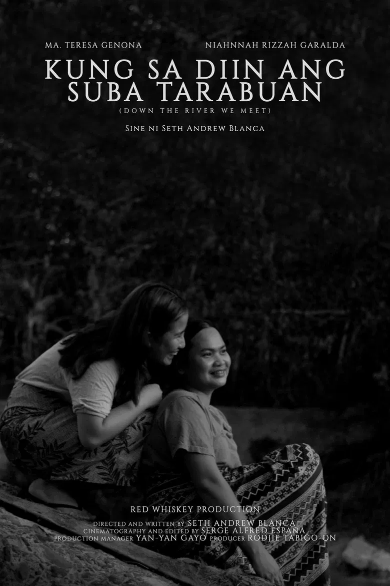 Down The River We Meet poster background