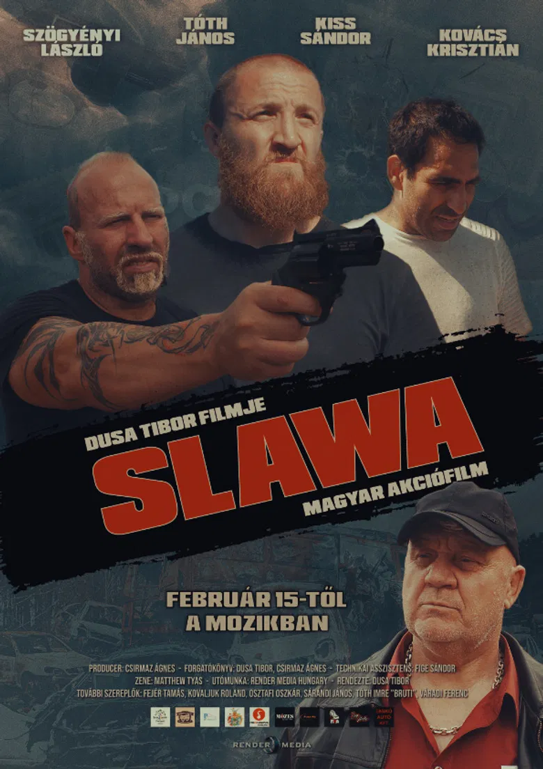 Slawa poster background