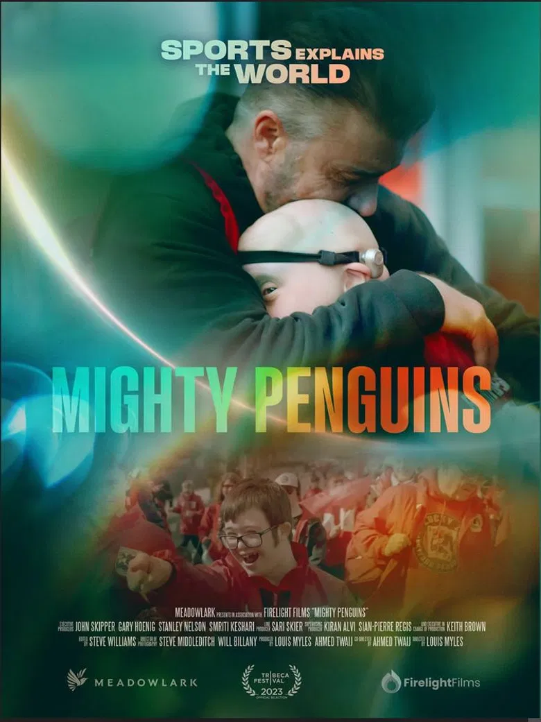 Mighty Penguins poster background