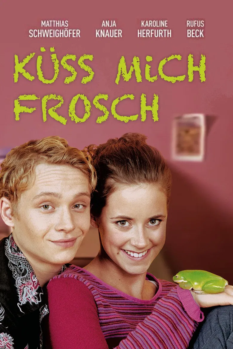 Kiss Me, Frog poster background
