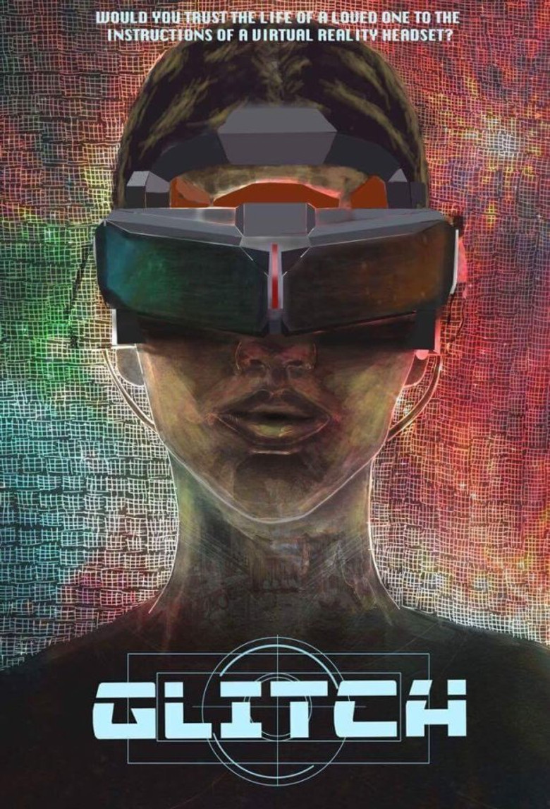 Glitch poster background