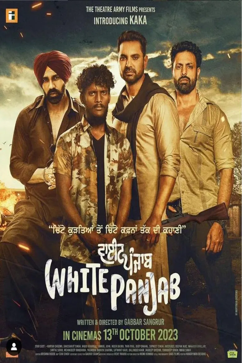 White Panjab poster background