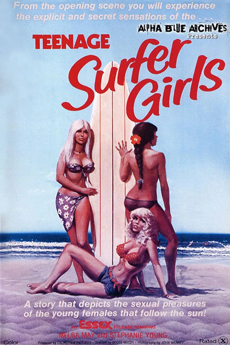 Surfer Girls poster background