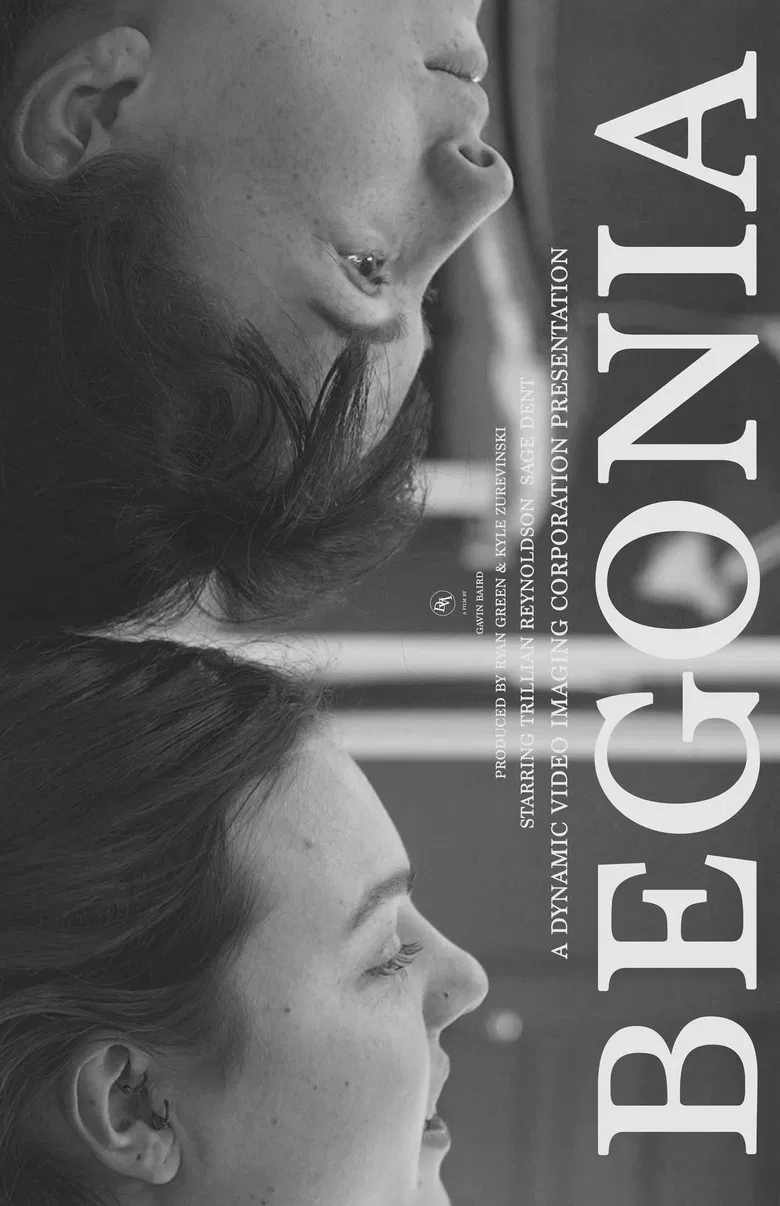 Begonia poster background