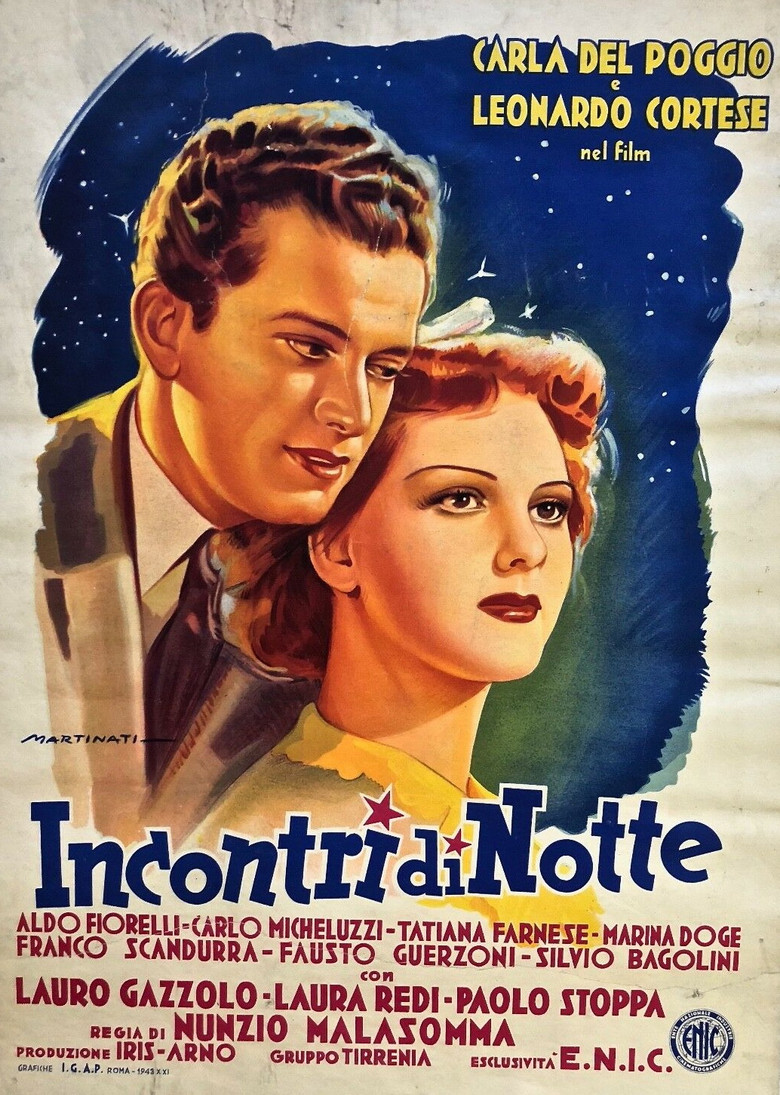 Incontri di notte poster background