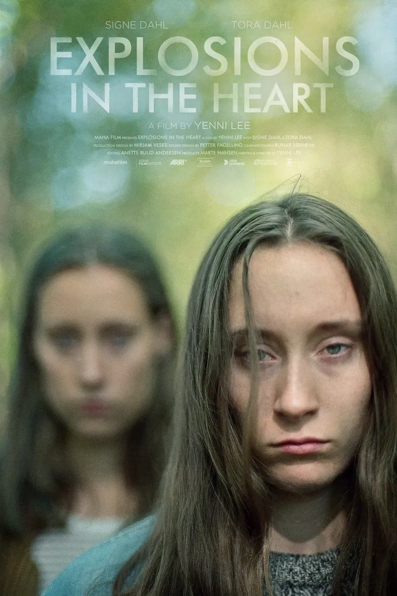 Explosions in the Heart poster background