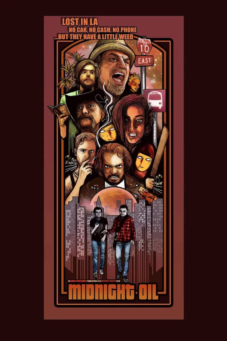 Midnight Oil poster background