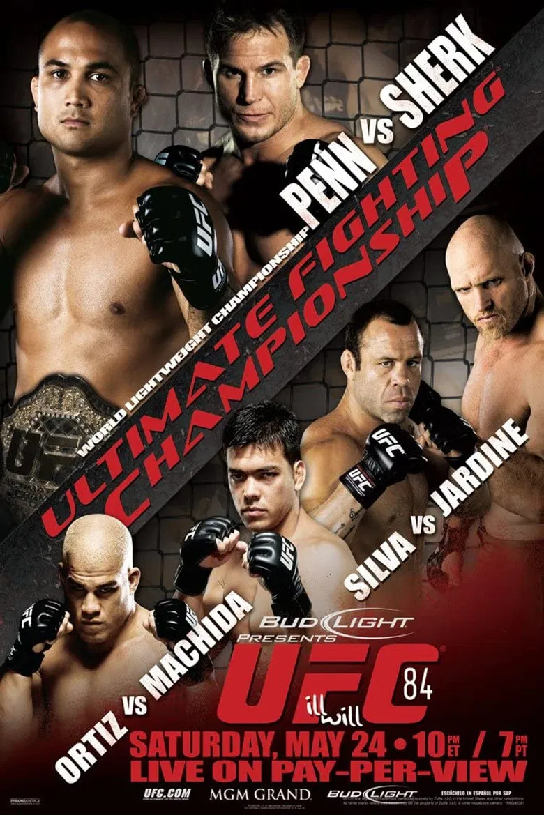 UFC 84: Ill Will poster background