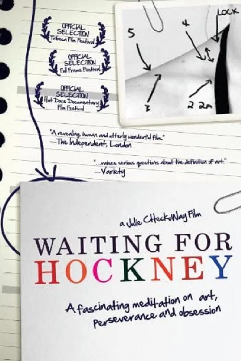 Waiting for Hockney poster background