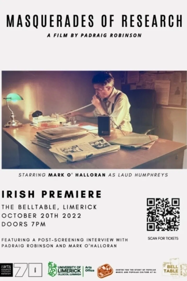 Masquerades of Research poster background