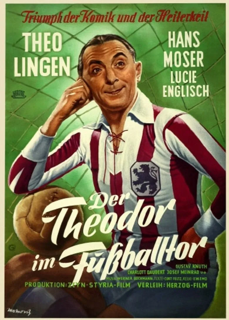 Der Theodor im Fußballtor poster background