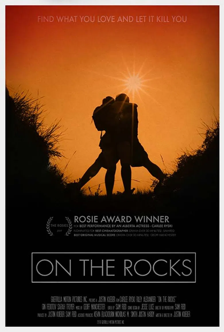 On the Rocks poster background