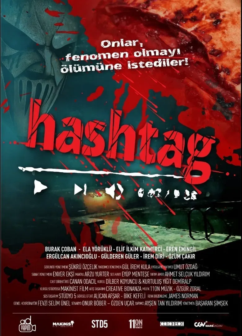 Hashtag poster background
