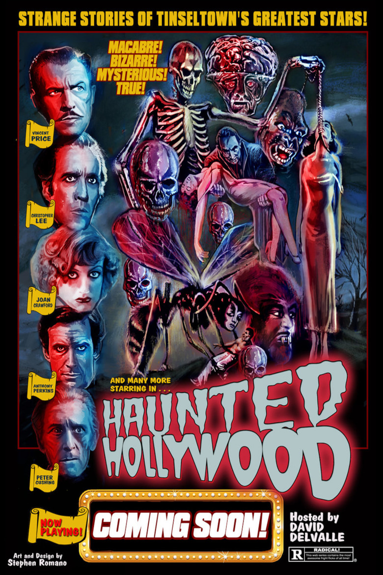 Haunted Hollywood poster background
