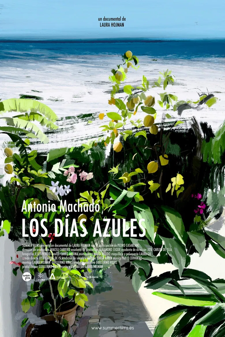 Antonio Machado: los días azules poster background