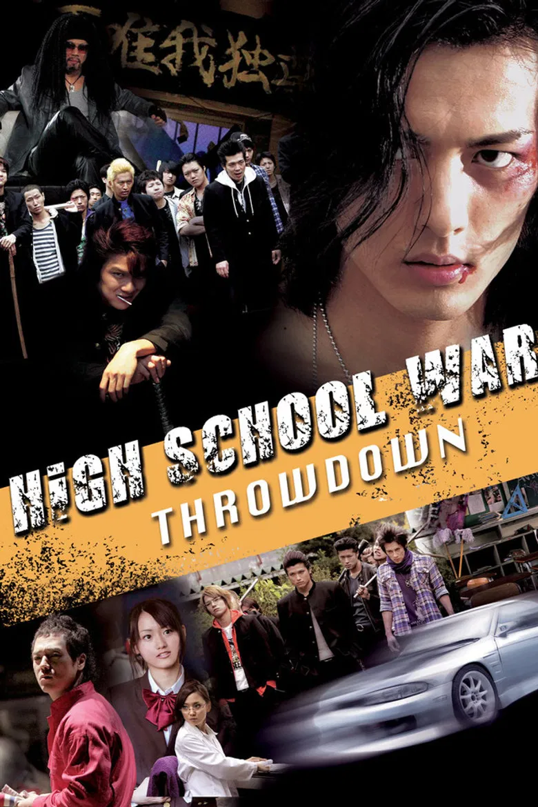 High School Wars: Throwdown! poster background