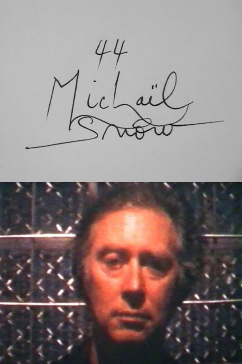 Cinématon n°44 : Michael Snow poster background