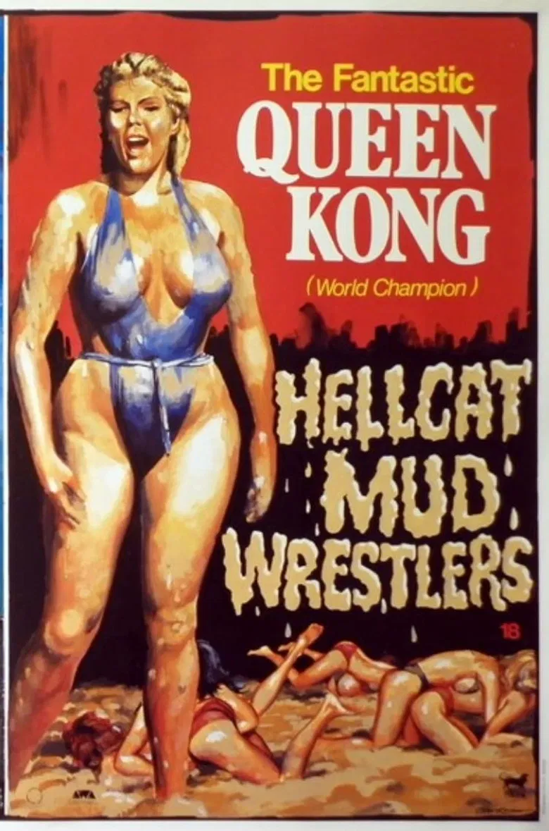 Hellcat Mud Wrestlers poster background