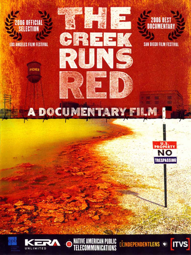 The Creek Runs Red poster background