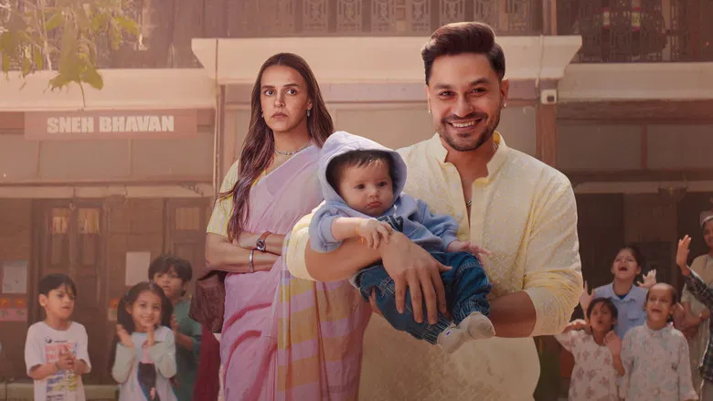Gaurav arguing with Mrs. Nehra at the adoption agency office