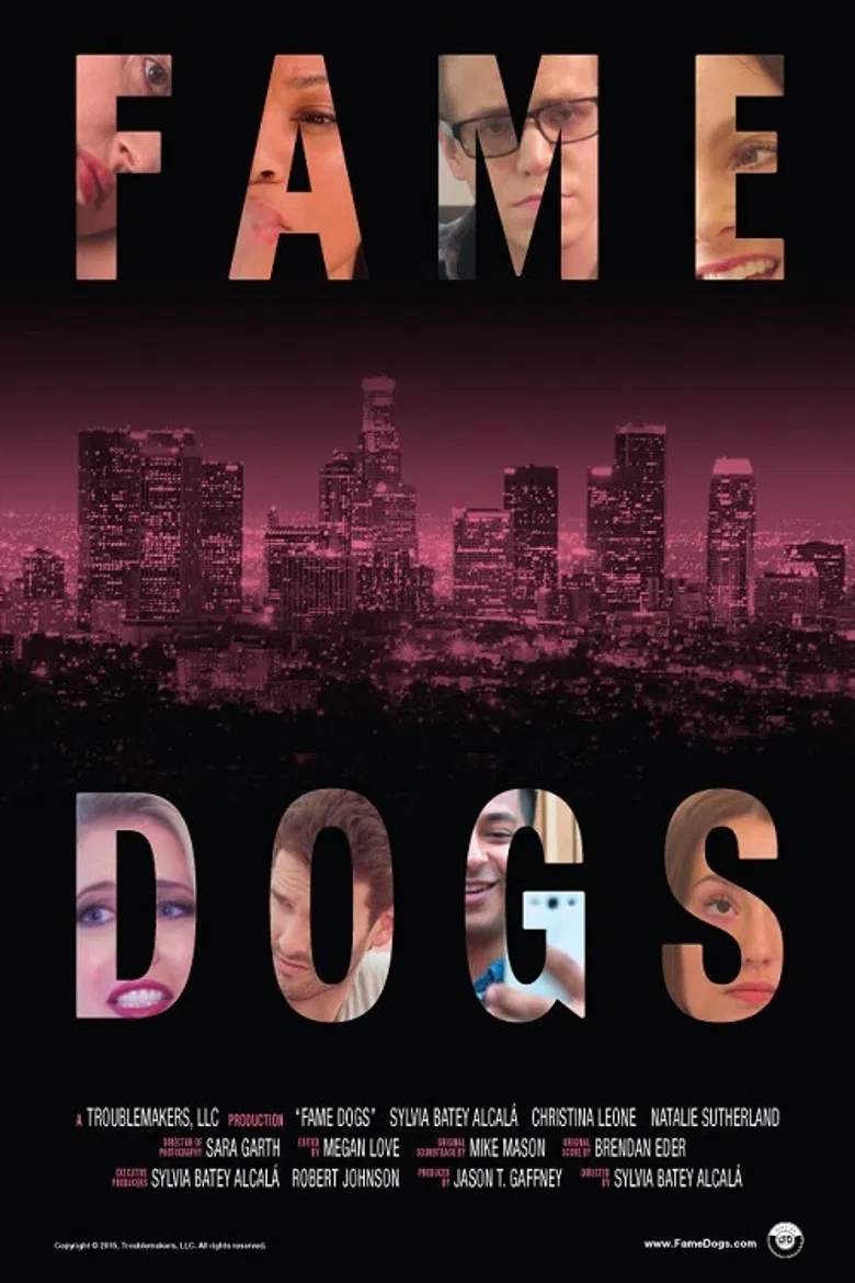 Fame Dogs poster background