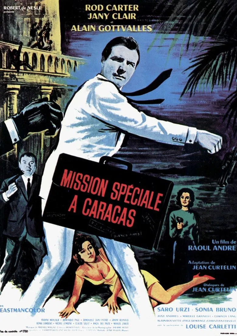 Mission to Caracas poster background