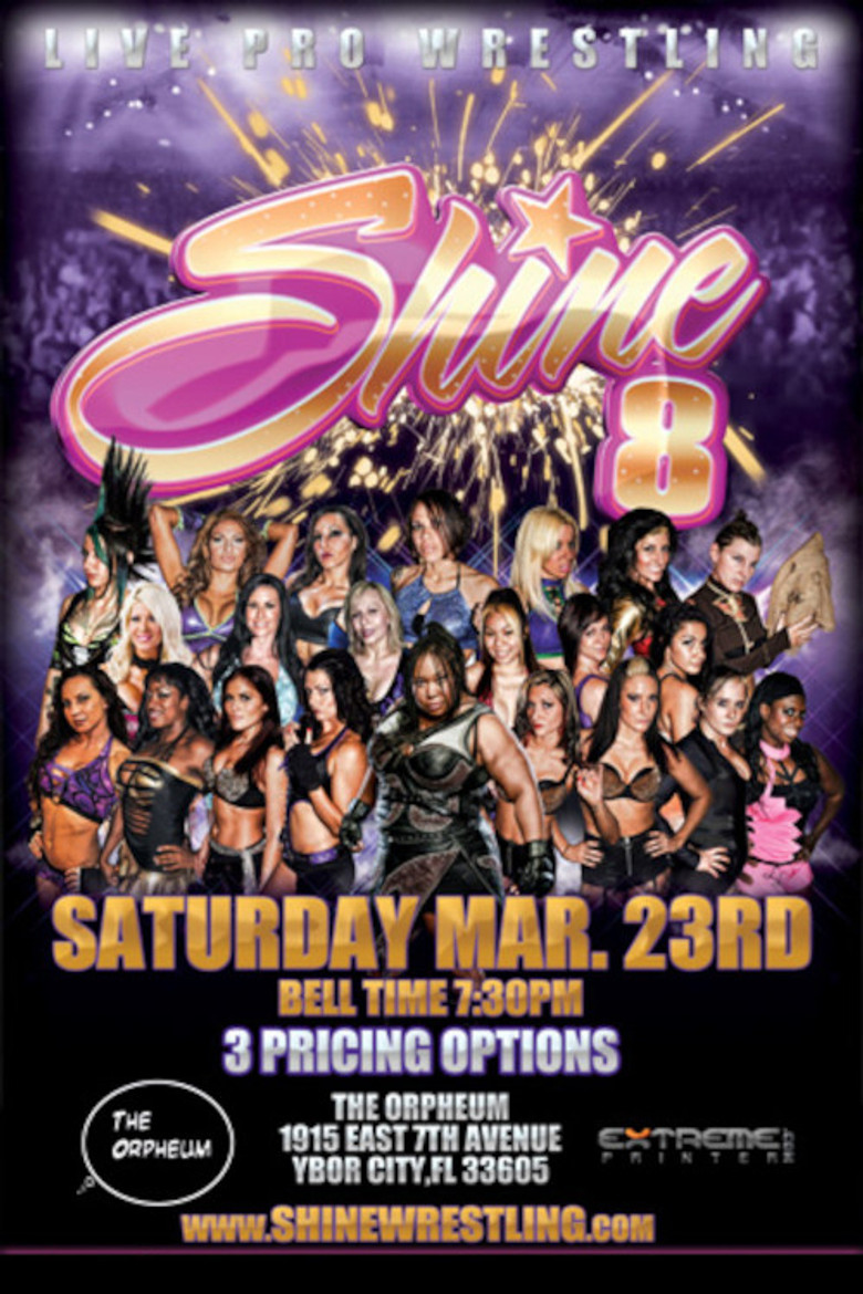 SHINE 8 poster background