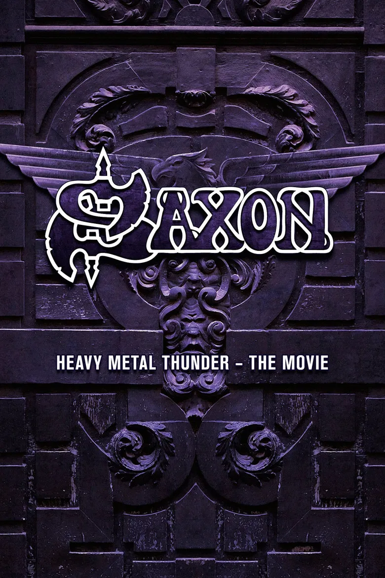Saxon: Heavy Metal Thunder The Movie poster background